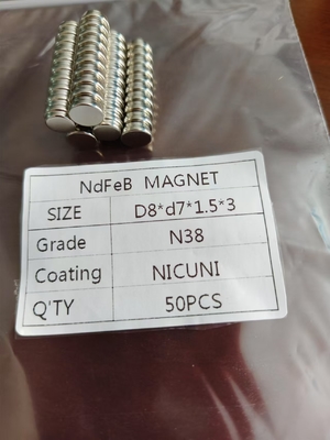 주문 N38 등급 네오디엄 자석 둥근 반지 디스크 직사각형 모양 가구 사용 online manufacture