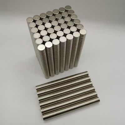 주문 보석 상자를 위한 작은 원판 둥근 산업 네오디뮴 자석 N33 N35 급료 10x1 mm online manufacture